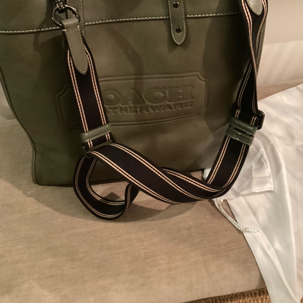 Cabas bag Coach army green